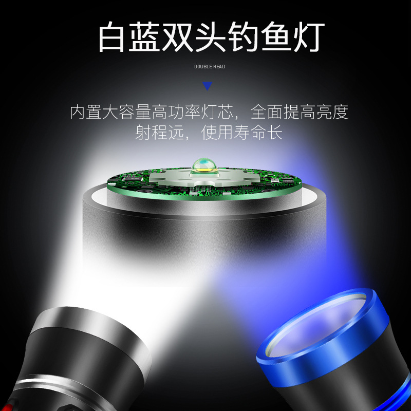 钓鱼灯、落地式电筒实物图