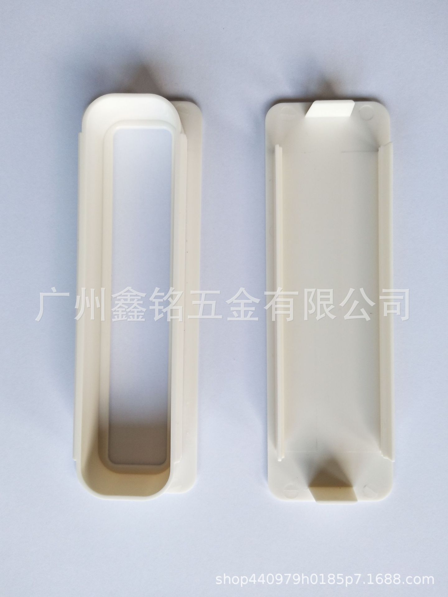 Wholesale manufacturer of non-drilling plastic handle furniture cabinet doors, drawers, square front and back folding glass door and window sliding handles details Picture