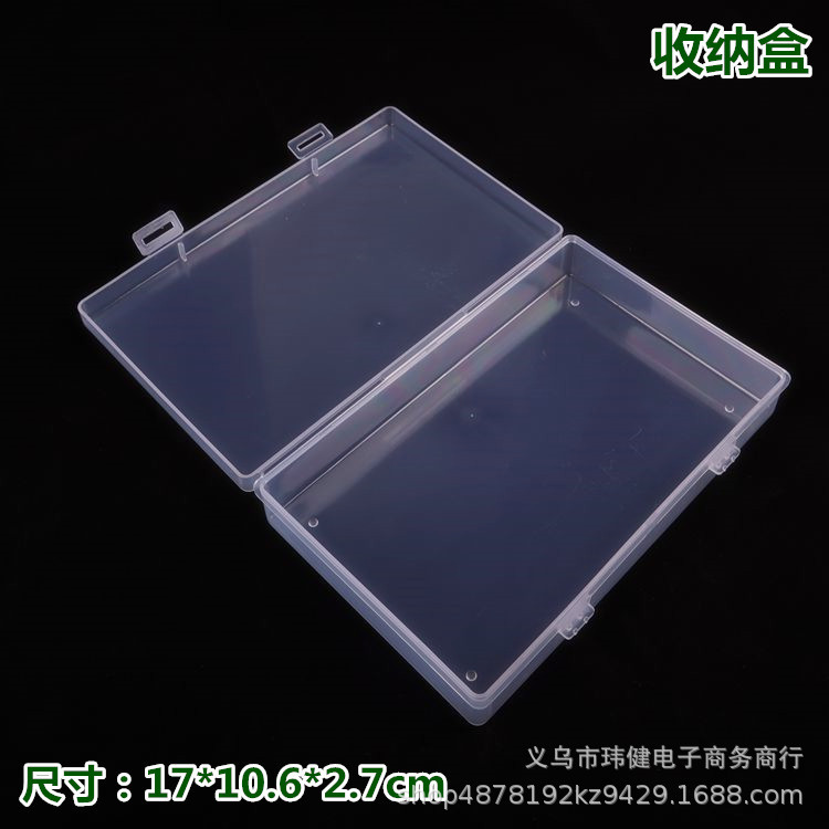 Diamond Painting Plastic Storage Box Rectangular Transparent Cross-Stitch Box Point Drill Box Square Drill Round Storage Empty Box Wholesale