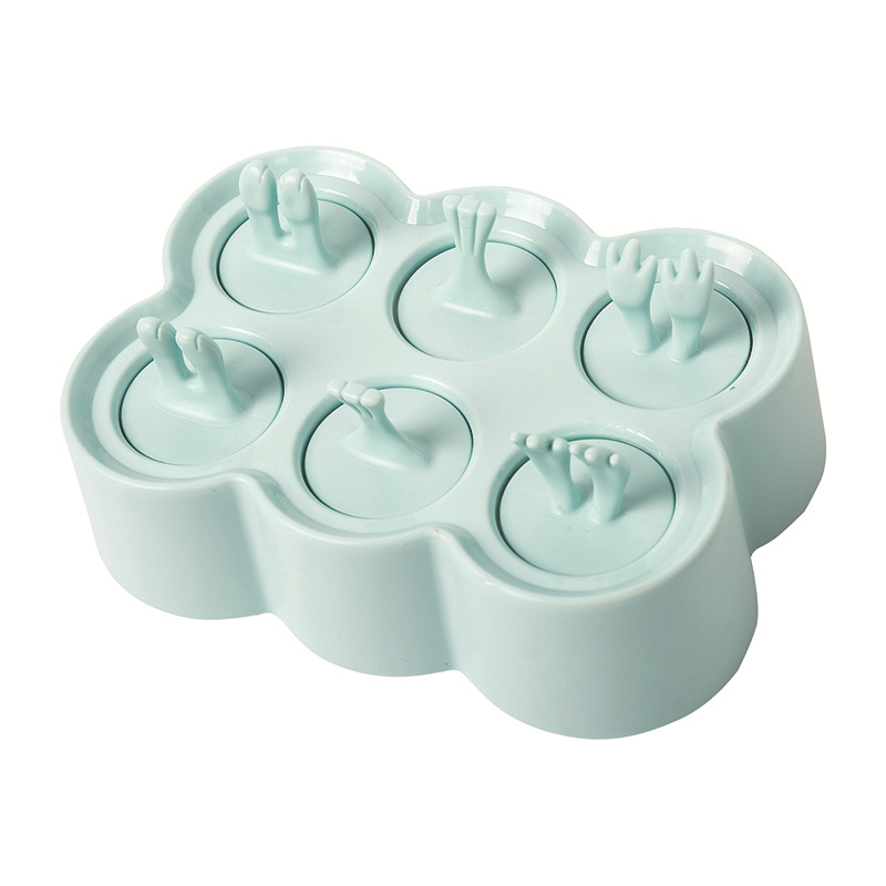 Bao Bao DIY creative Popsicle molds, silicone ice cube trays, ice cream molds, children's animal three-dimensional popsicles, factory direct sales Specification image