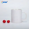 Heat transfer printing white cup 11oz coated cup 1-2 grade ceramic cup, sublimation creative DIY personalized gift water cup wholesale Specification image