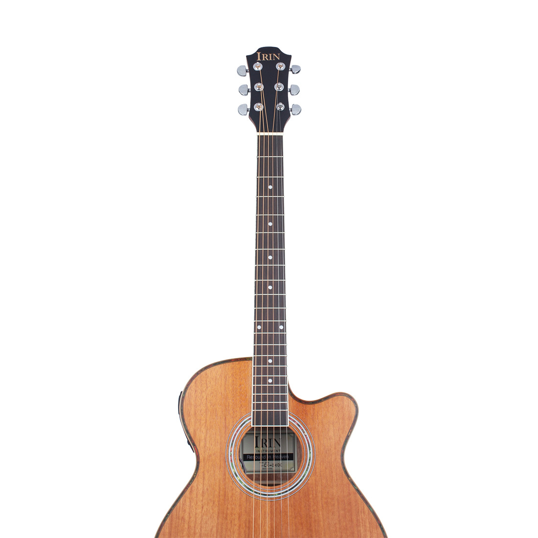 Wholesale IRIN 40-inch electric box acoustic guitars, full Sabri electric box corner guitars, EQ guitars, electric acoustic guitars Application Scenario