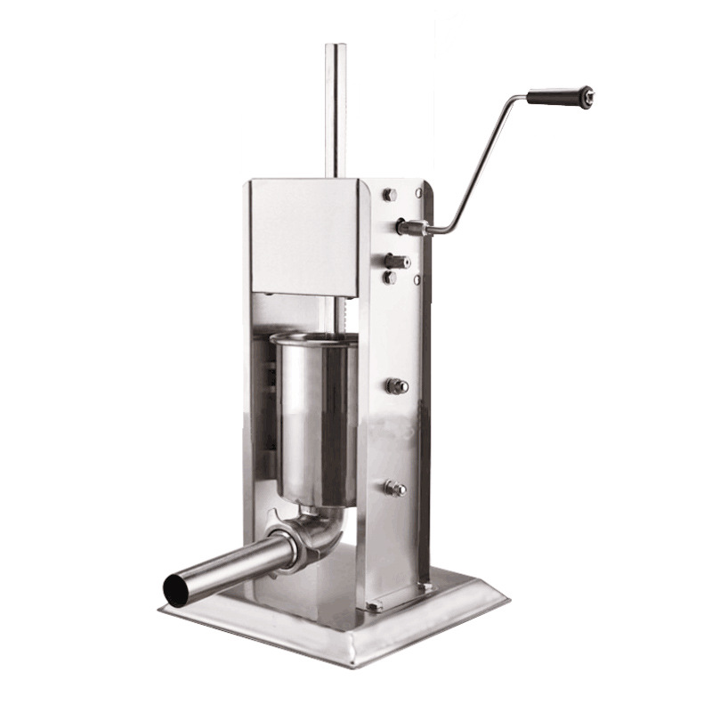 Vertical and horizontal commercial sausage stuffing machine, 7L manual gear sausage stuffing machine, stainless steel sausage machine wholesale Specification image