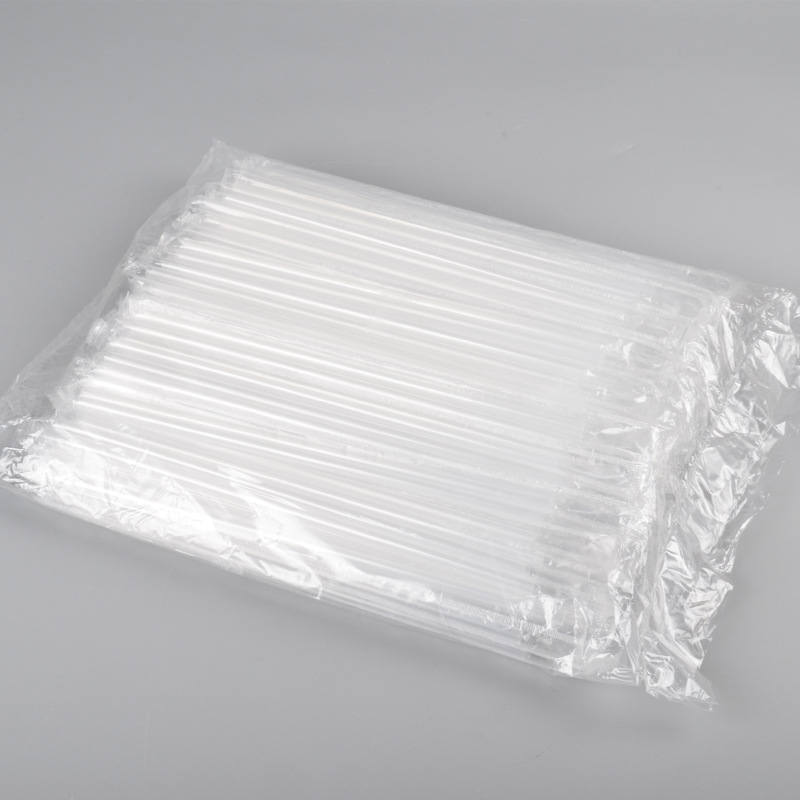 Disposable Plastic Straws Pla Milk Tea Straws Independent Packaging Black Transparent Food Grade Thick Straws Wholesale Application Scenario