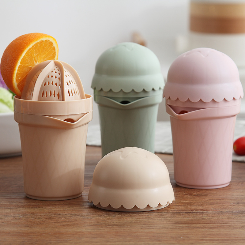 Manual juicer Multi-functional home orange and lemon juicer Portable fruit residue juice separation press Application Scenario