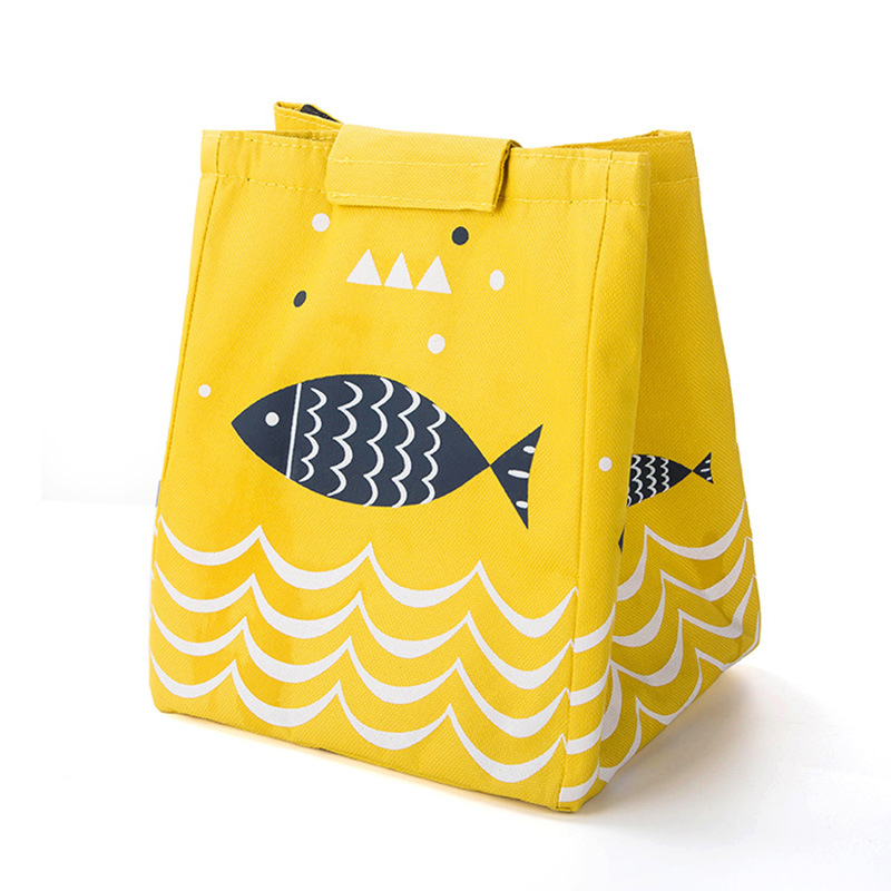 2518 Oxford Cloth portable bento bag, small fish insulated bag, outdoor picnic insulated bag, cold portable ice pack Item Picture