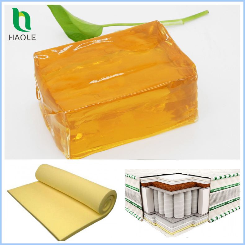 Mattress hot melt adhesive, special hot melt adhesive block for sponge fabric, strong adhesion, odorless, pressure-sensitive hot melt adhesive block details Picture
