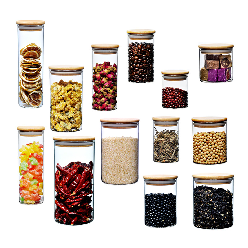 High borosilicate glass storage tanks, kitchen storage tanks, sealed tanks, tea cans, food storage tanks Item Picture