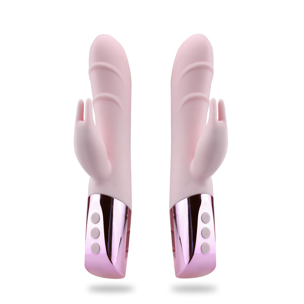 Rabbit double vibrator magnetic pulse silicone stick women massage masturbator adult toys sex toys Application Scenario