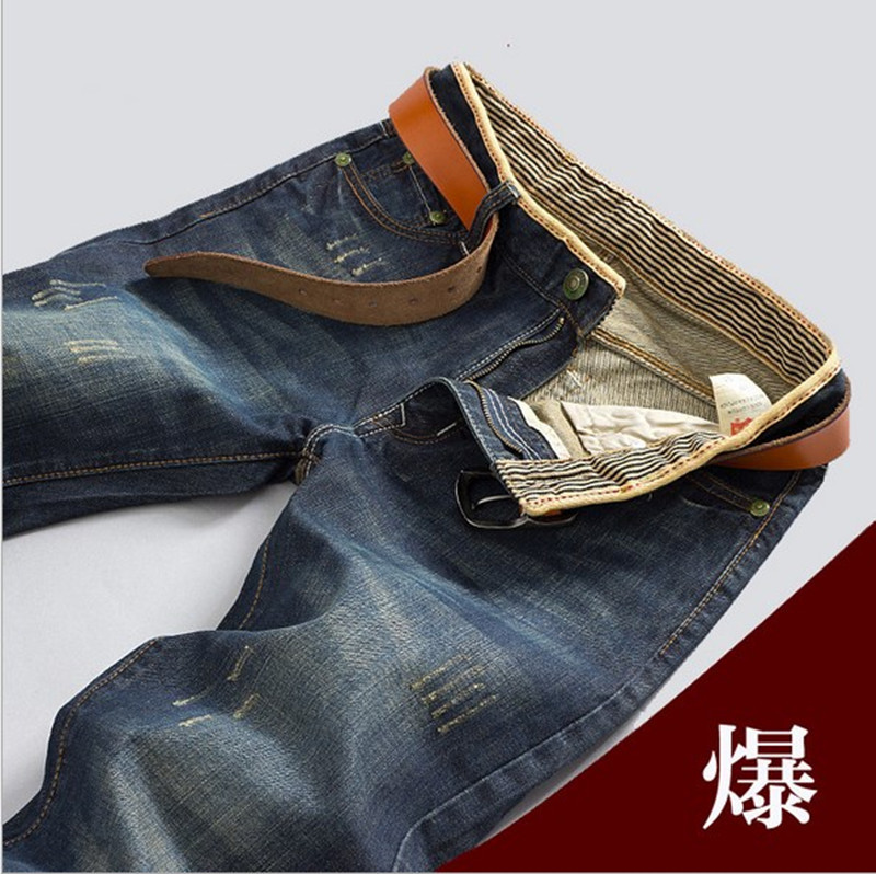 A must-have for foreign trade, one-piece dropshipping men's straight-leg skinny jeans, a trendy mid-waist and fashionable men's long pants Application Scenario