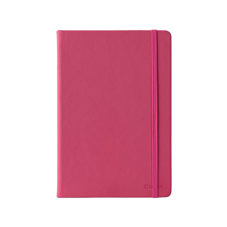 Solid Color Hardcover Business Notepad A5 Imitation Leather Notebook Logo Cross-Border Foreign Trade Binding Book Wholesale Item Picture