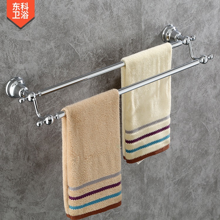 Bathroom hardware towel rack copper baskets are in stock and available for wholesale production of American-style bathroom hanging accessory sets Specification image