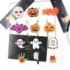 New Korean-style Halloween Wizard hat Pumpkin Ghost Skull Bat BOO hair clip accessory details Picture