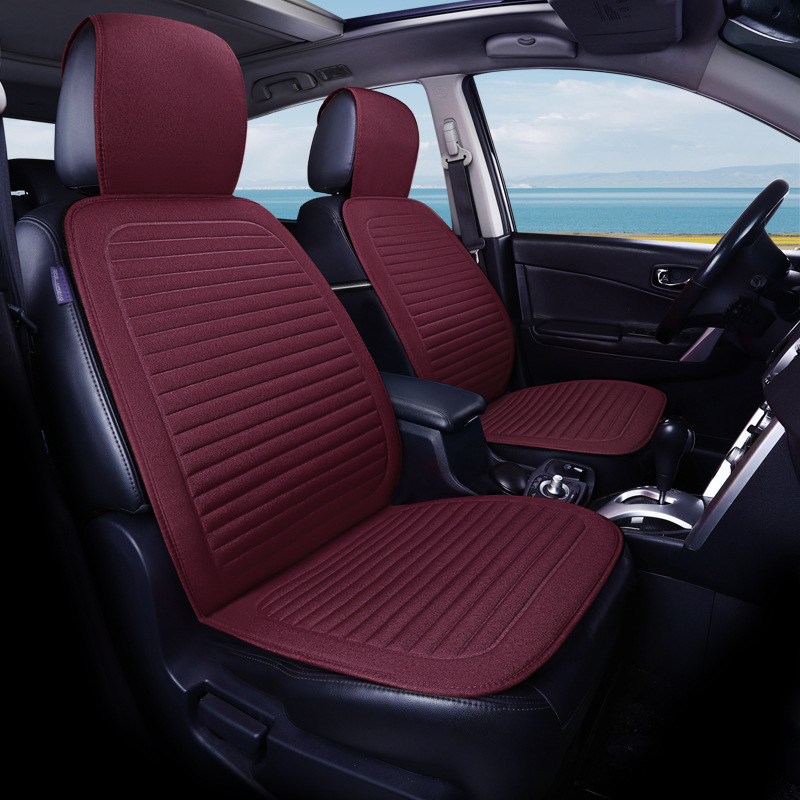 Linen Car Seat Sheet 18 New Car Seat Cover Linen Non-Slip Free Seat Cover Car Seat General Purpose Application Scenario
