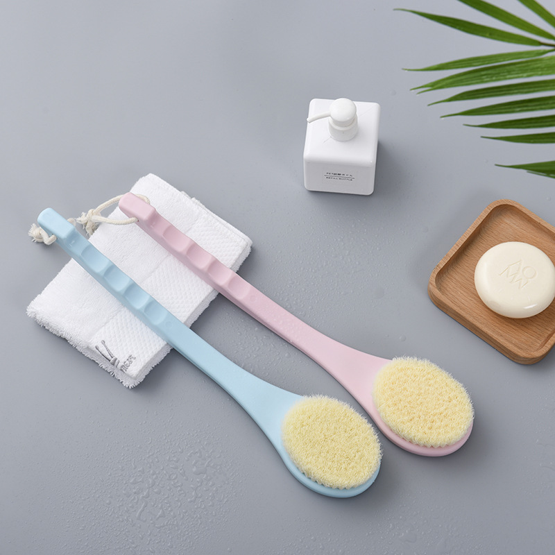 The new anti-slip long-handled bath brush is a perfect tool for adult bathing, back scrubbing, exfoliation and cleaning Specification image