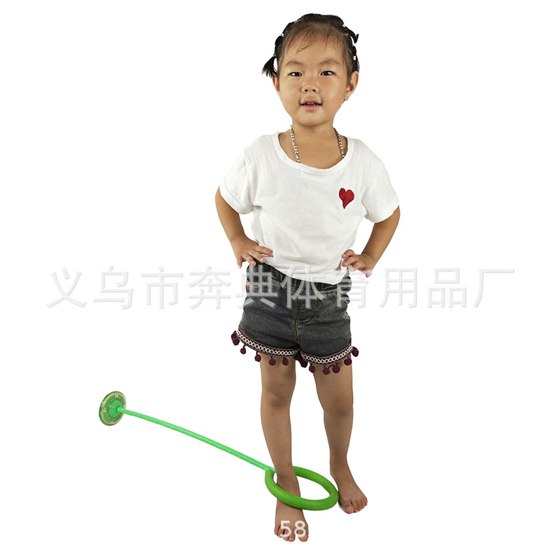 qq Glitter dance children's jumping ball Glitter dance ball fitness jumping ball children's fitness light toy details Picture
