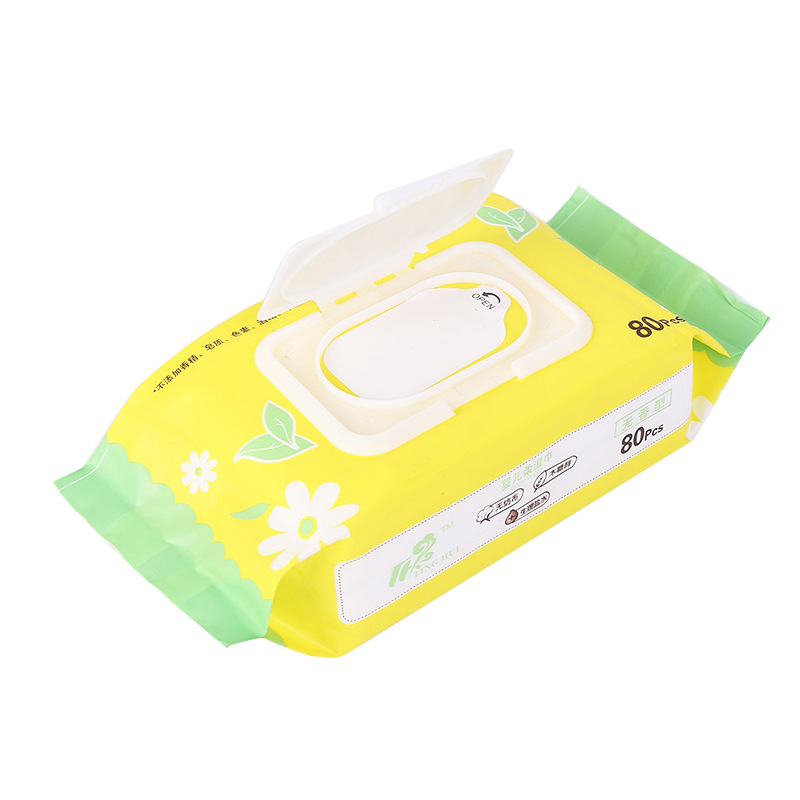 湿巾/湿厕纸/湿纸巾/纸巾/擦鞋湿巾白底实物图