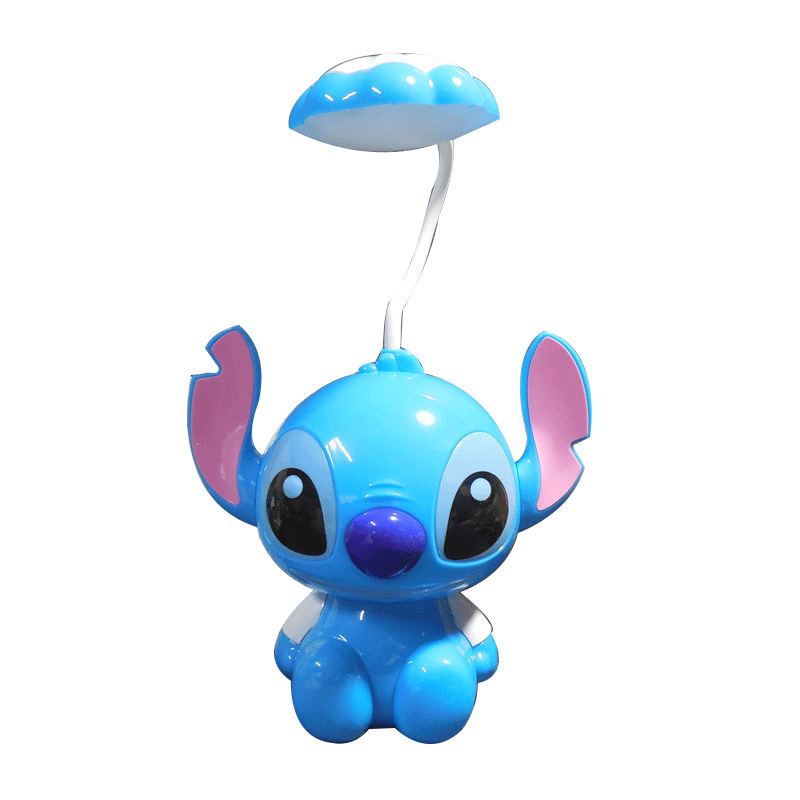 Cartoon Stitch Soft Light Usb Charging Desk Lamp For Kids Student Desk Learning Desk Lamp Charging Bedside Nightlight Item Picture
