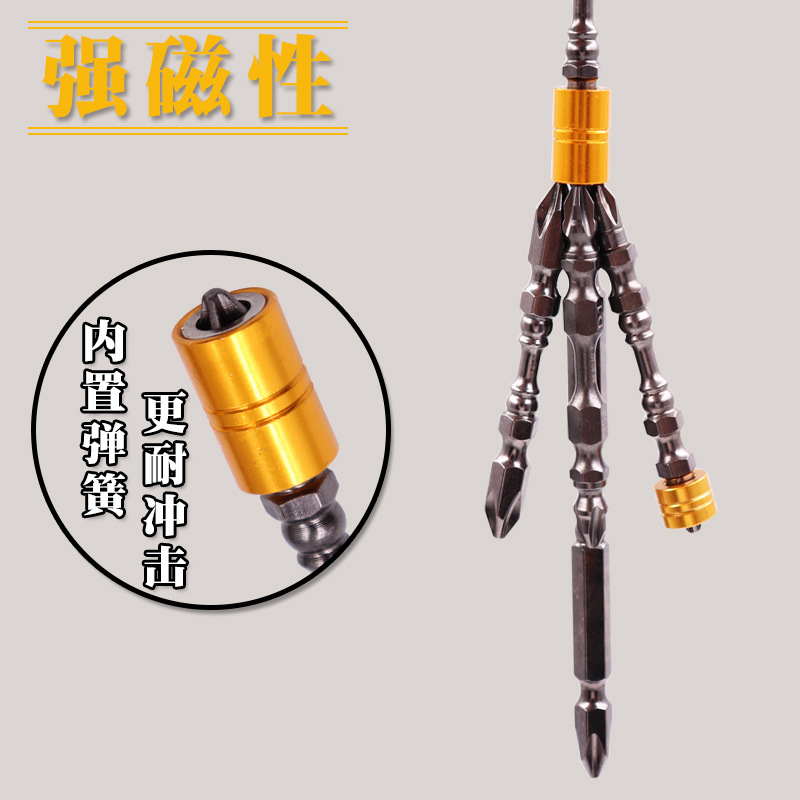 Double-pole cross-head screwdriver, double-head electric screwdriver, extended strong magnetic screwdriver bit, super screwdriver bit tool Application Scenario