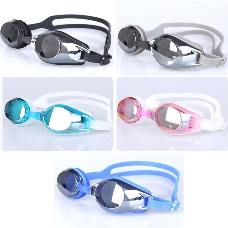 Electroplated Swimming Goggles Men's Hd Waterproof And Anti-Fog Glasses Men's And Women's Transparent Swimming Goggles Adult Diving Swimming Equipment Item Picture
