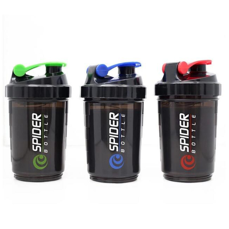 Plastic Shaker Cup Three Layer Protein Powder Fitness Sports Shake Cup Water Cup Wholesale Logo Gift Cup 550Ml Item Picture