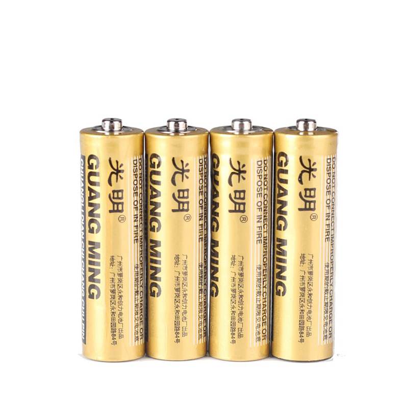 Wholesale of Guangming No. 5 batteries, 60 AA carbon No. 5 children's toy dry batteries, 7 AAA remote control batteries Item Picture