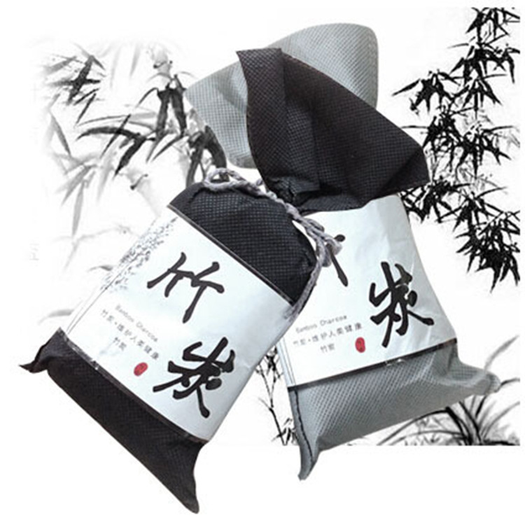 日式炭包 空气净化包 家车两用炭包 除异味除甲醛碳包 汽车竹炭包详情图4