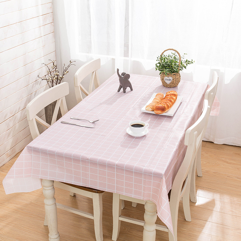 Household Simple Style Table Cloth Waterproof Table Cloth Easy To Clean Living Room Table Table Non-Slip Non-Slip Table Cloth Specification drawing