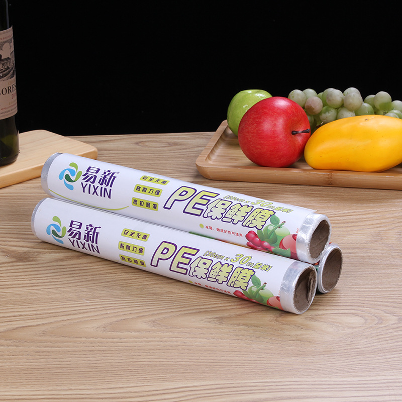 Food-grade fruit cling film, household PE refrigerator cling film, 30M*30CM, direct sales and wholesale from the manufacturer Application Scenario