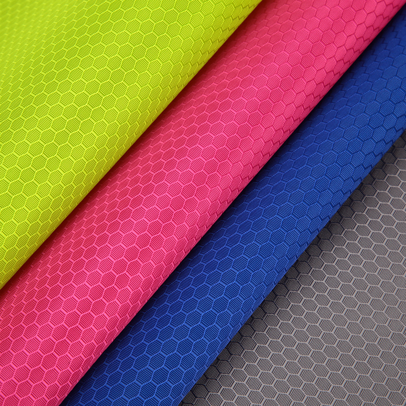 Size Waterproof Pu Football Lattice Mountain Bag Case Handbag Fabric 420D Oxford Cloth Hexagonal Diamond Lattice Honeycomb