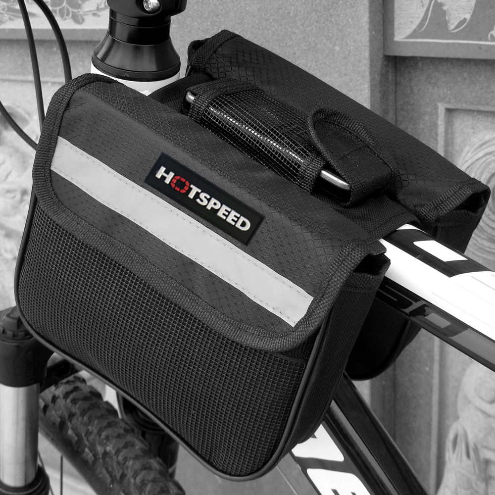 Bicycle riding bag, mountain bike saddle bag, road bike tube bag, bicycle front beam bag, light beam bag
