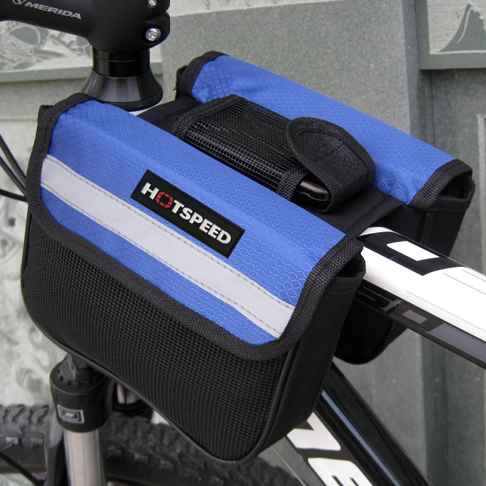 Bicycle riding bag, mountain bike saddle bag, road bike tube bag, bicycle front beam bag, light beam bag Specification image