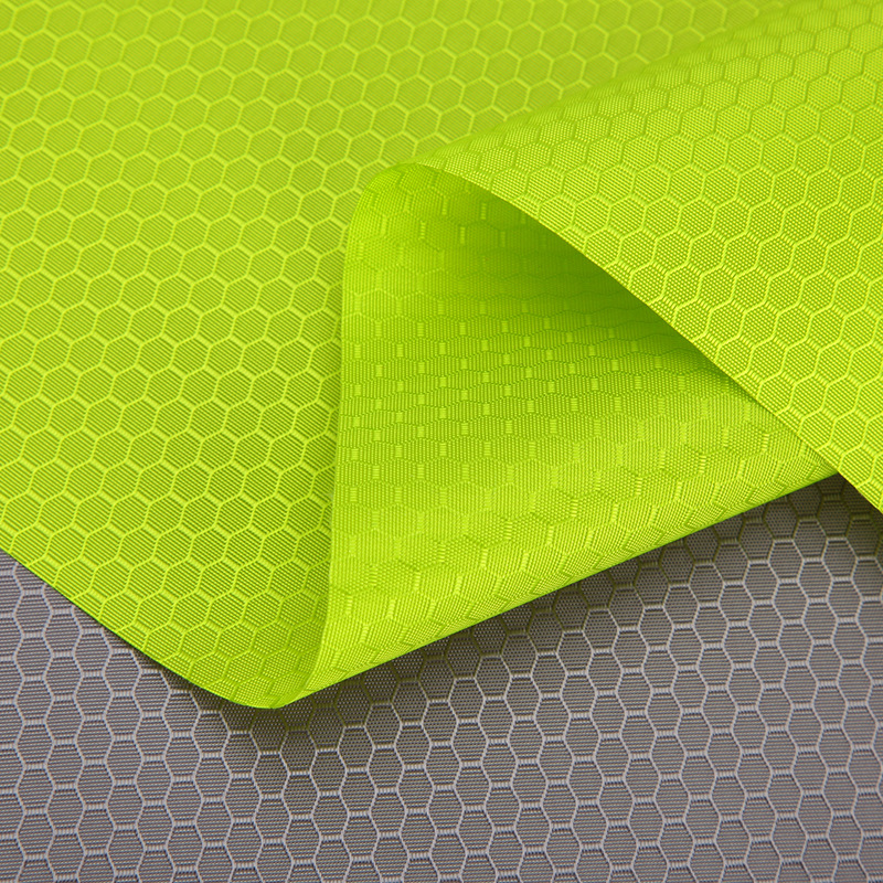 Size Waterproof Pu Football Lattice Mountain Bag Case Handbag Fabric 420D Oxford Cloth Hexagonal Diamond Lattice Honeycomb Specification drawing