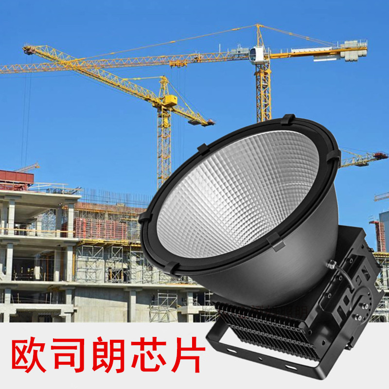 1000W LED tower crane light, 500W outdoor building star, 500W floodlight, square and stadium lighting, searchlight, floodlight details Picture