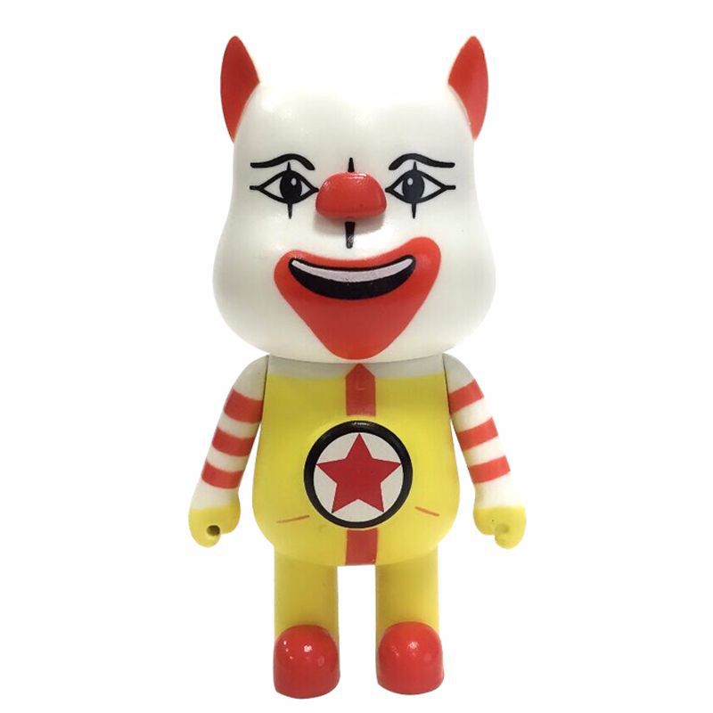 Children's vinyl plastic bear toys, PVC three-dimensional decorative dolls, cartoon and comic figurines as gifts Item Picture