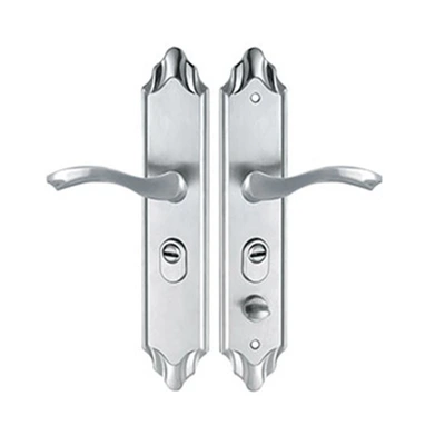 Stainless Steel Panel Anti-Theft Door Handle Manufacturers Supply Door Handle Mechanical Lock Plastic Steel Door Handle Lock Accessories