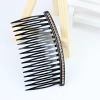 Wavy color diamond hair comb, straight hair comb, color diamond hair comb, single-row hair comb with diamonds, Korean style hair comb Item Picture