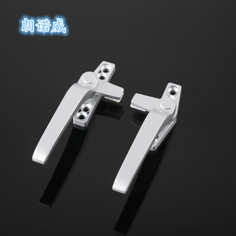 50-type aluminum alloy door and window handles, curtain wall top-hung window pulls, outward-opening window 7-shaped window locks, and casement window handles details Picture
