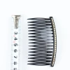 Wavy color diamond hair comb, straight hair comb, color diamond hair comb, single-row hair comb with diamonds, Korean style hair comb details Picture