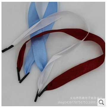 供应缎带打头/织带手提绳/丝带白底实物图