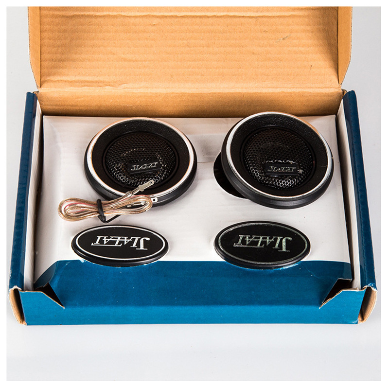 Custom-made car tweeter with a power of 120W and a diameter of 6cm, packaged in a color box Application Scenario
