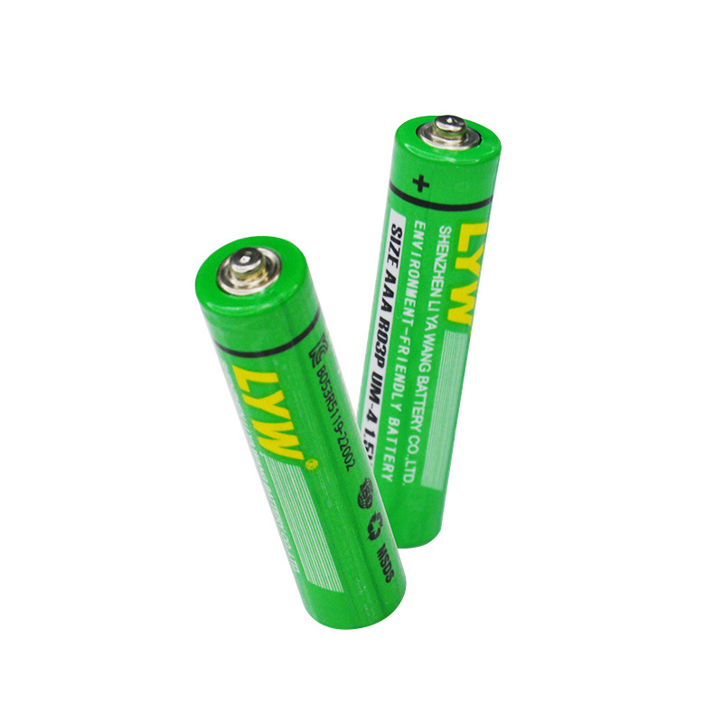 Wholesale of Liya Wang No. 7 batteries: Environmentally friendly carbon No. 7 laser Pointers, forehead thermometers, calculators, single-use dry batteries Item Picture