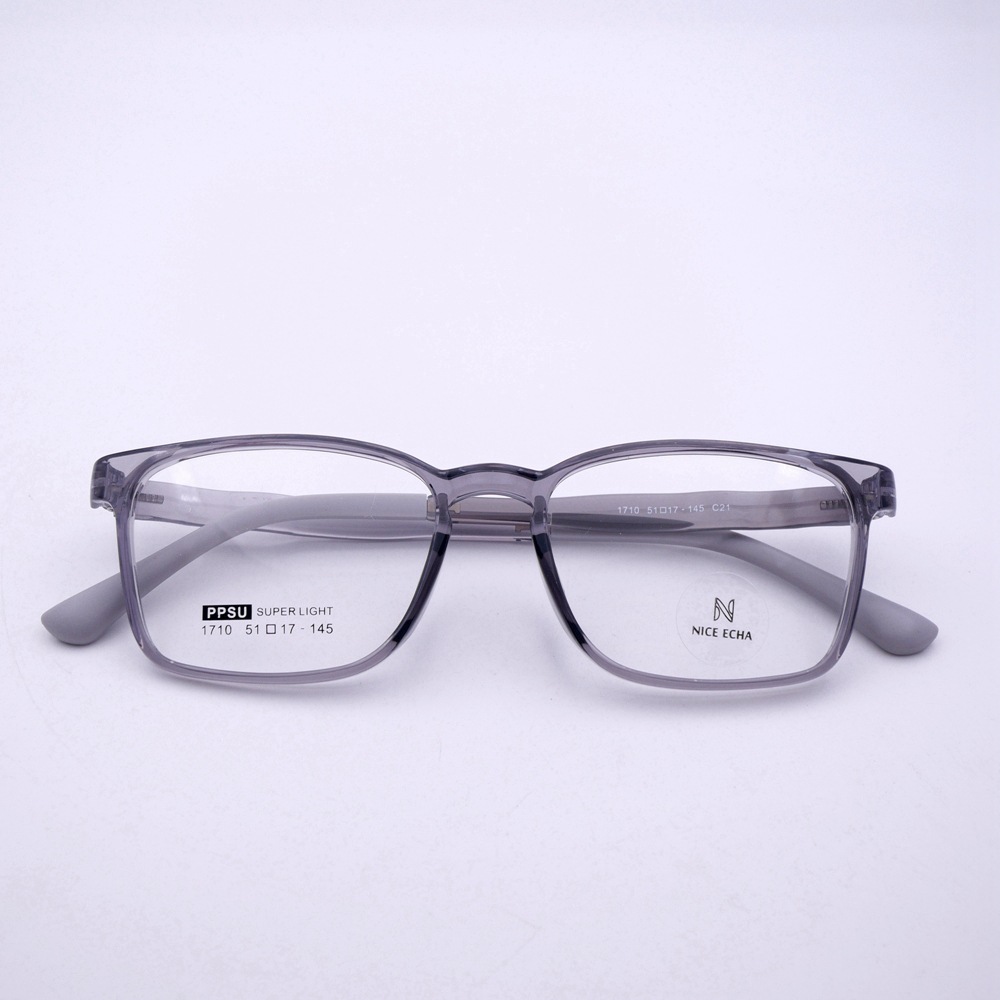 The new fashionable TR90 ultra-light anti-blue light transparent tea from Eyewear City Application Scenario