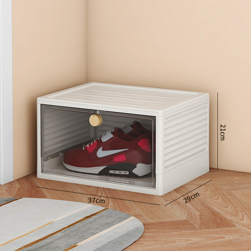 Folding Table Storage Free Combination Blind Box Display Cabinet Free Installation Of Dust-Proof Plastic Aj Transparent Shoebox details Picture