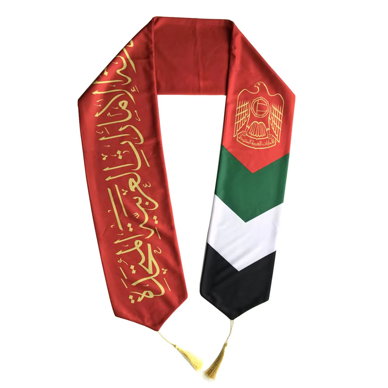 تم تنظيم الهدايا التذكارية الشرق الأوسط من الوشاح المصنوع من وشاح مخملي من وشاح احتفالي في الإمارات العربية المتحدة Item Picture
