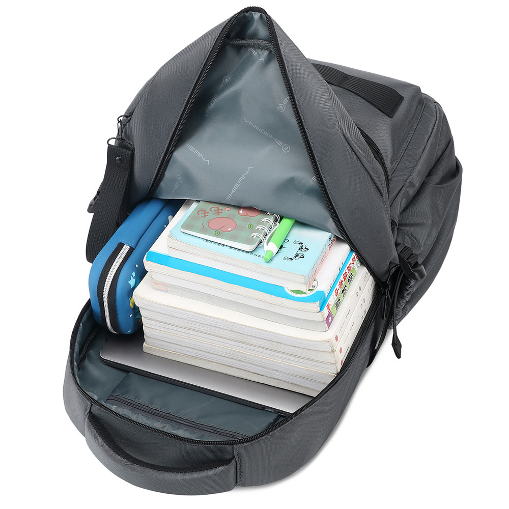 Cross-border college student schoolbags, casual large-capacity backpacks, and travel bags for junior and senior high school students with printed logos Application Scenario