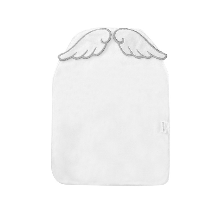 宝宝汗巾小天白底实物图