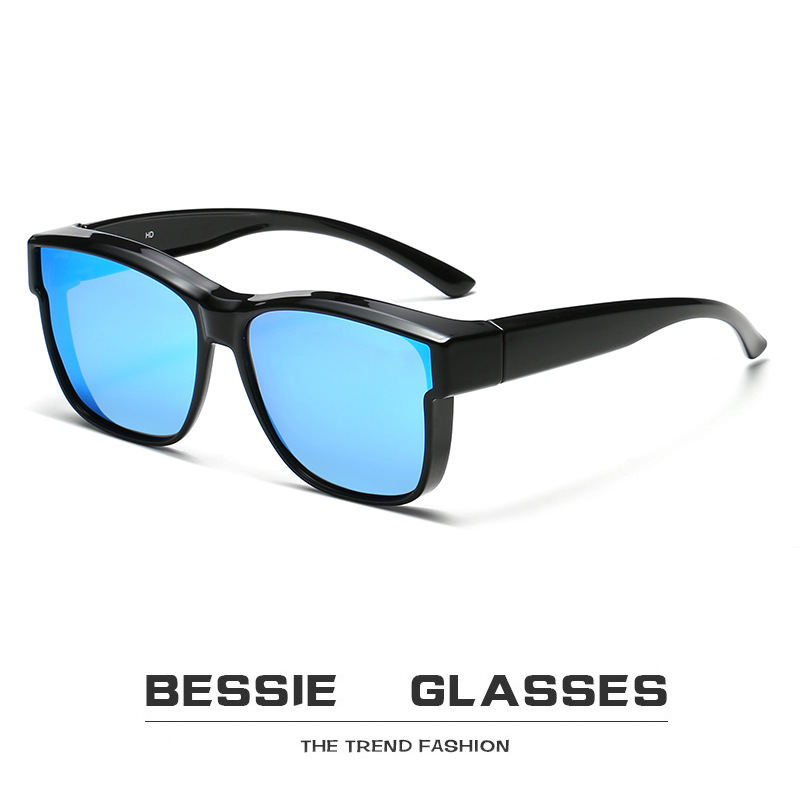 Polarized and nearsighted sunglasses for both men and women, with a fashionable and high-end look, anti-glare and UV protection for driving, and colorful cycling sunglasses Specification image
