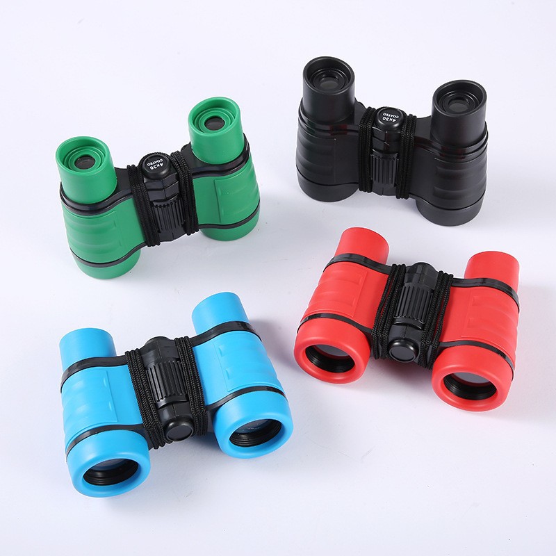 New 4X30 children's source supply student binoculars High-definition high-power binoculars student binoculars teaching details Picture