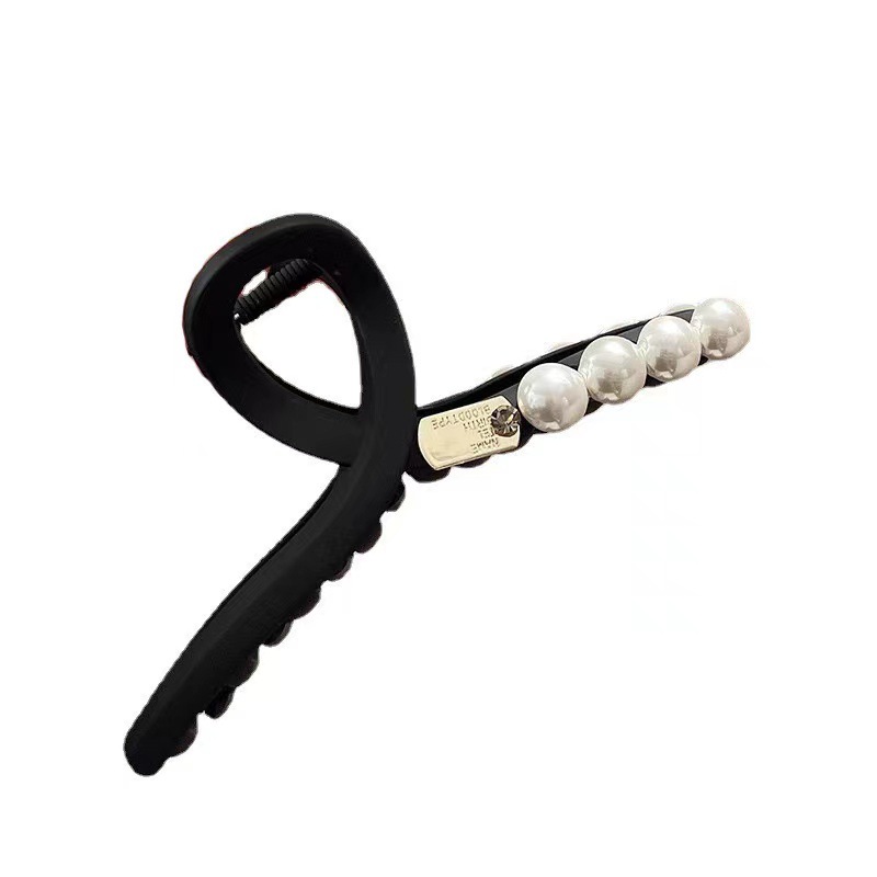 Large-sized hair clips, women's back head updo headwear, hair clips, matte shark clips, high-end feel Item Picture